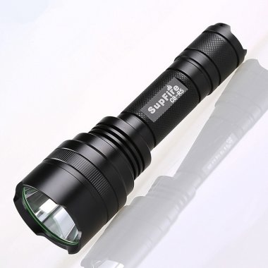 SupFire. 450 lumen (CREE-R5) LED Flashlight without rechargeable battery,C8-R5